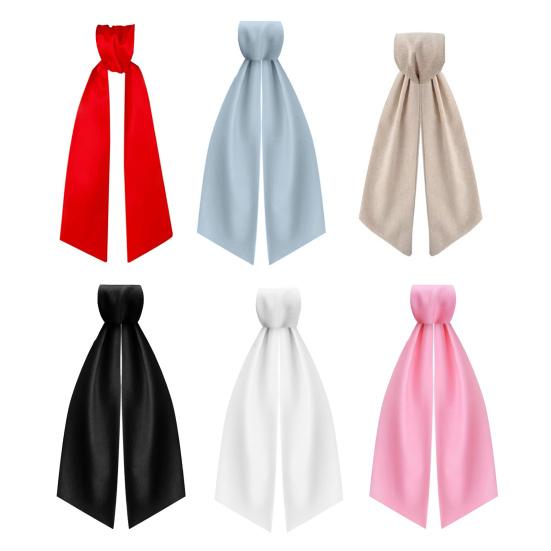 2 Pcs Wreath Sash for Front Door Blank Satin Wreath Sash Embroidery Monogram Plain Ribbon Accessories for Xmas Party Yard Doorway Wall Decor
