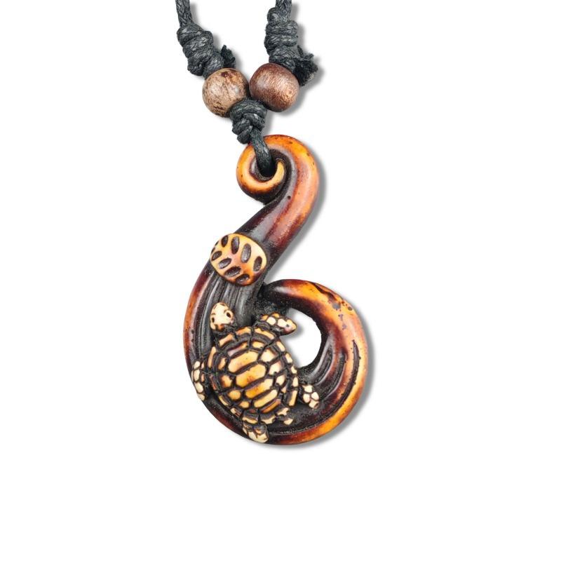 Vintage Animal Necklace, Springy Turtle Resin Jewelry Pendant, Sweater Chain Couple Accessories