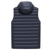 Men's Winter Hooded Down Cotton Vest Waistcoat