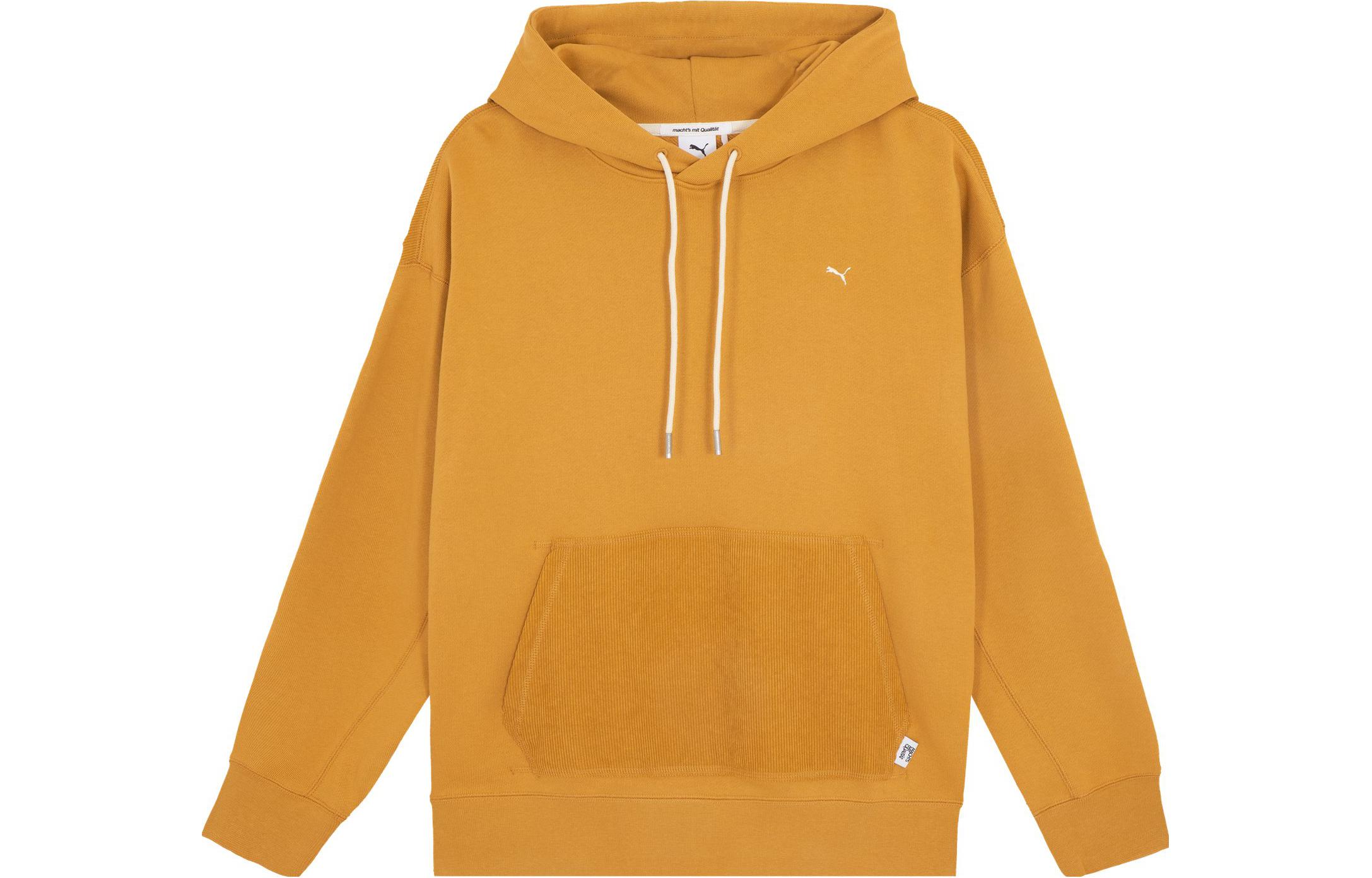 PUMA Sweatshirts Unisex Earth Yellow Hooded Moderate Other 623053-50 L