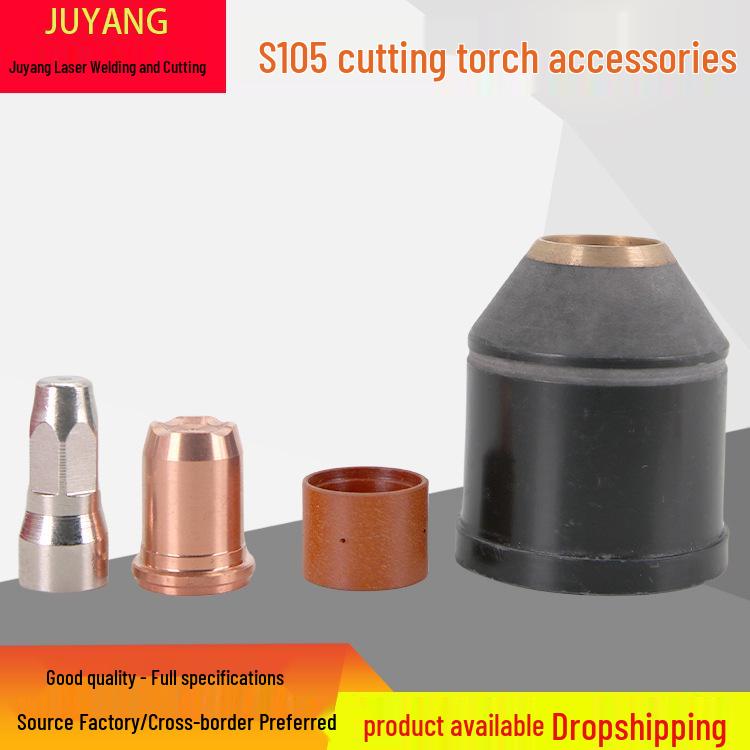 S105 Electrode Nozzle & Protective Cap for S75 Cutting Torch - Includes PR0117 Nozzle, PD0119 Nozzle, and CB70 Electrode