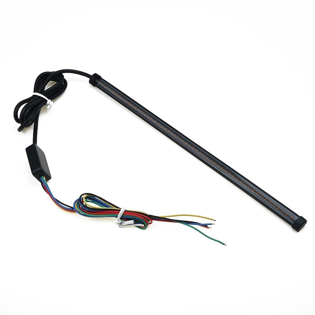 Brake Light Strip Turn Signal Waterproof Motorcycle Sequential Flowing