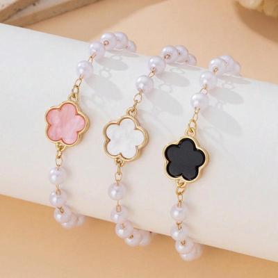 Hochwertiges vierblättriges Kleeblatt-Armband: Elegantes, luxuriöses und einfaches Damenaccessoire