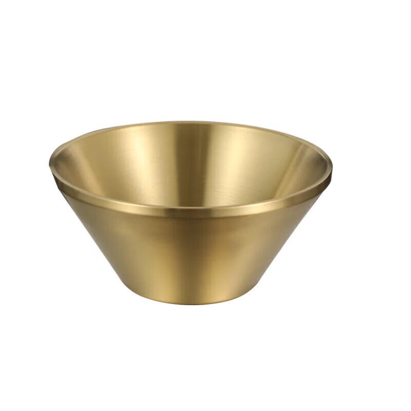 Huihuang Korean Style 304 Stainless Steel Double-Layer Anti-Scald Bowl