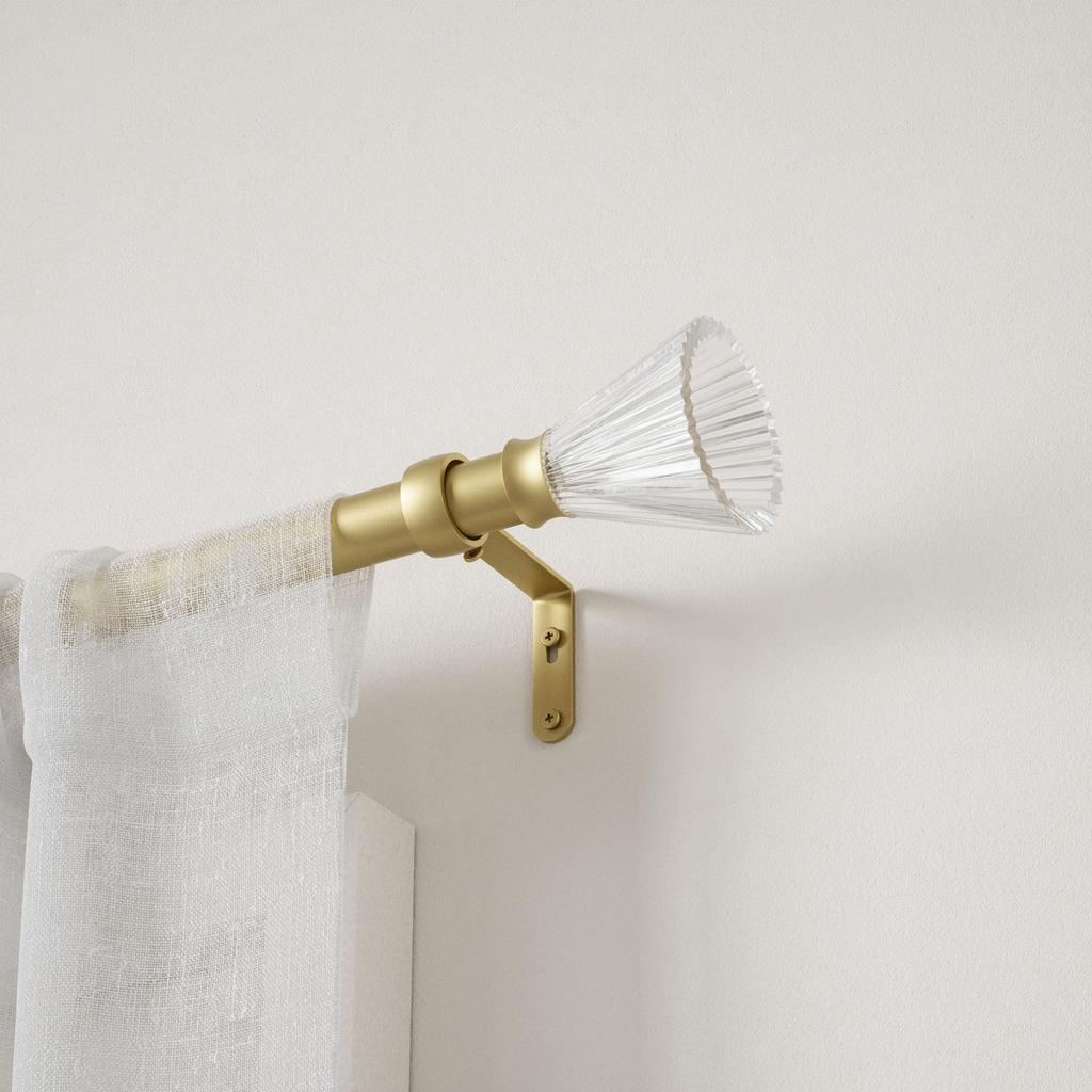 Umbra TUTU 21017244240 Telescopic Curtain Width Pole, Gold, 107-305cm
