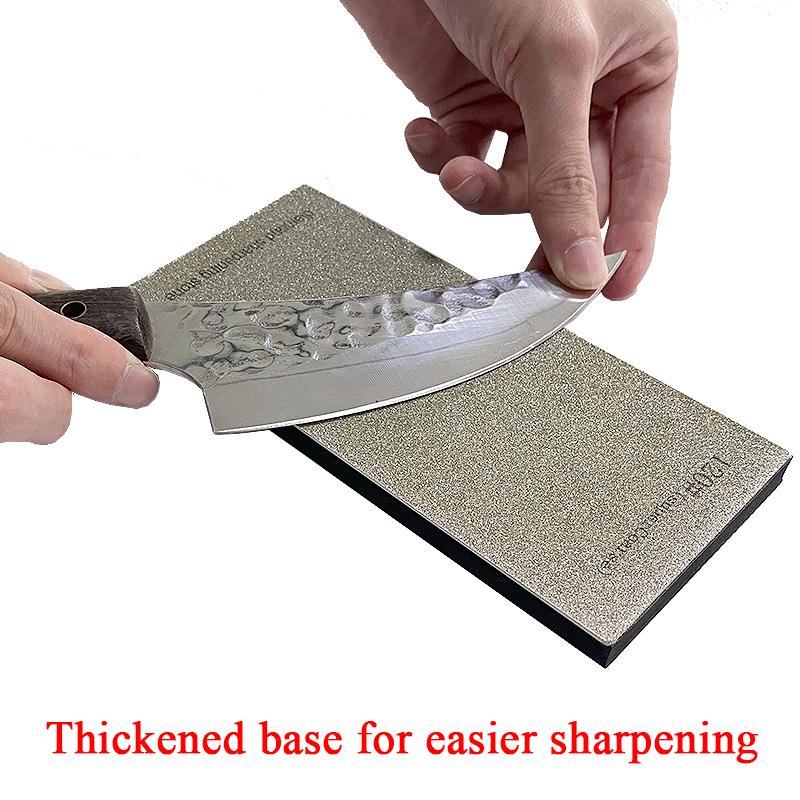 Non-slip Base Diamond Stone Kitchen Knife Sharpening System Tool Sharpener Whetstone Polishing