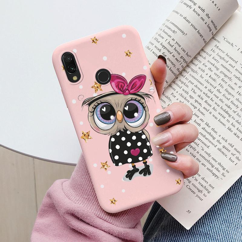 Heart Flower Case For Redmi Note 7 7S Pro Phone Cute Silicone Shockproof Soft Coque For Redmi Note 8 9 Shell Cartoon Girls Cover