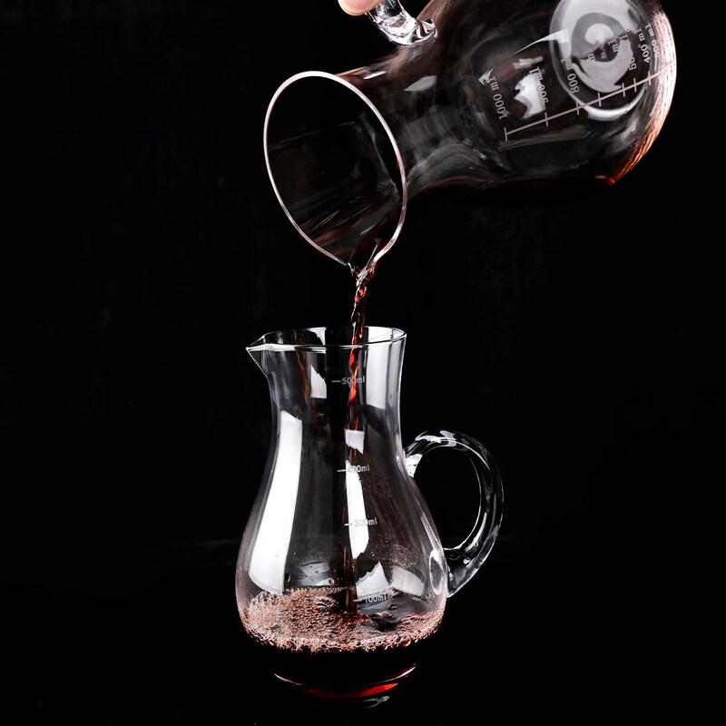 UOSO Crystal Glass Wine Decanter with Scale