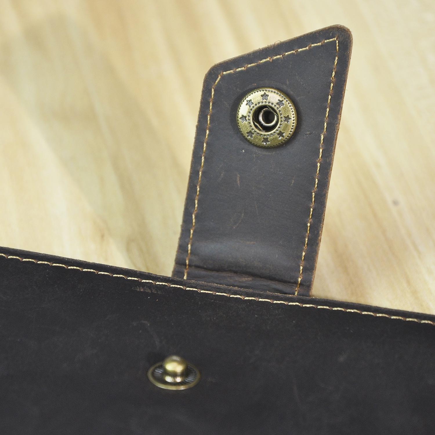 Мужской кожаный модный кошелек высшего качества — фото 9