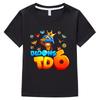 100% Cotone Gioco Bloons TD 6 Maglietta per Bambini Stampa Cartoon T-shirt per Bambini Streetwear Ragazzi Ragazze Top Estivi Girocollo Manica Corta
