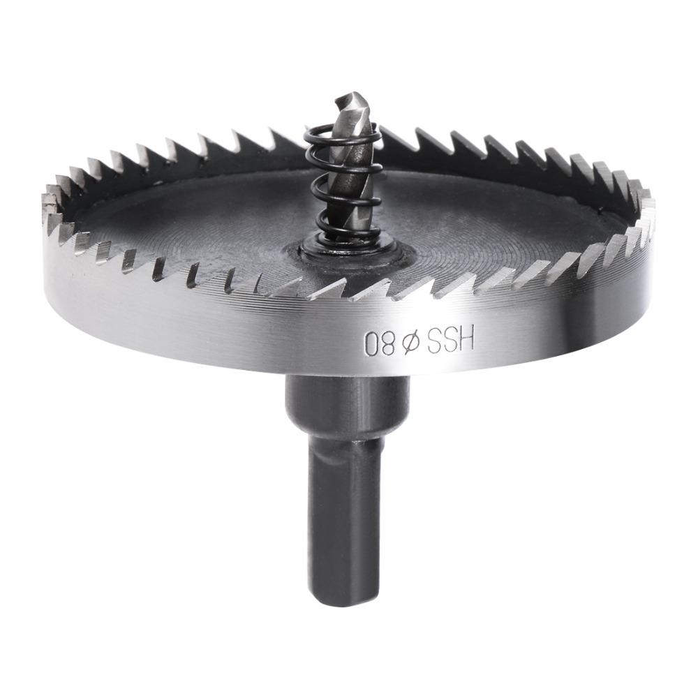 

Uxcell Hot Sale 65/53/55/75/80/50/45mm Cutting Dia.Metal Alloy HSS Stainless High Speed Steel Drill Bit Hole Saw Cutter,Home DIY 45mm