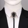 Western Cowboy Bolo Tie Totems Necktie Necklace Costume for Sweater American Bolo Tie Western Jewelry