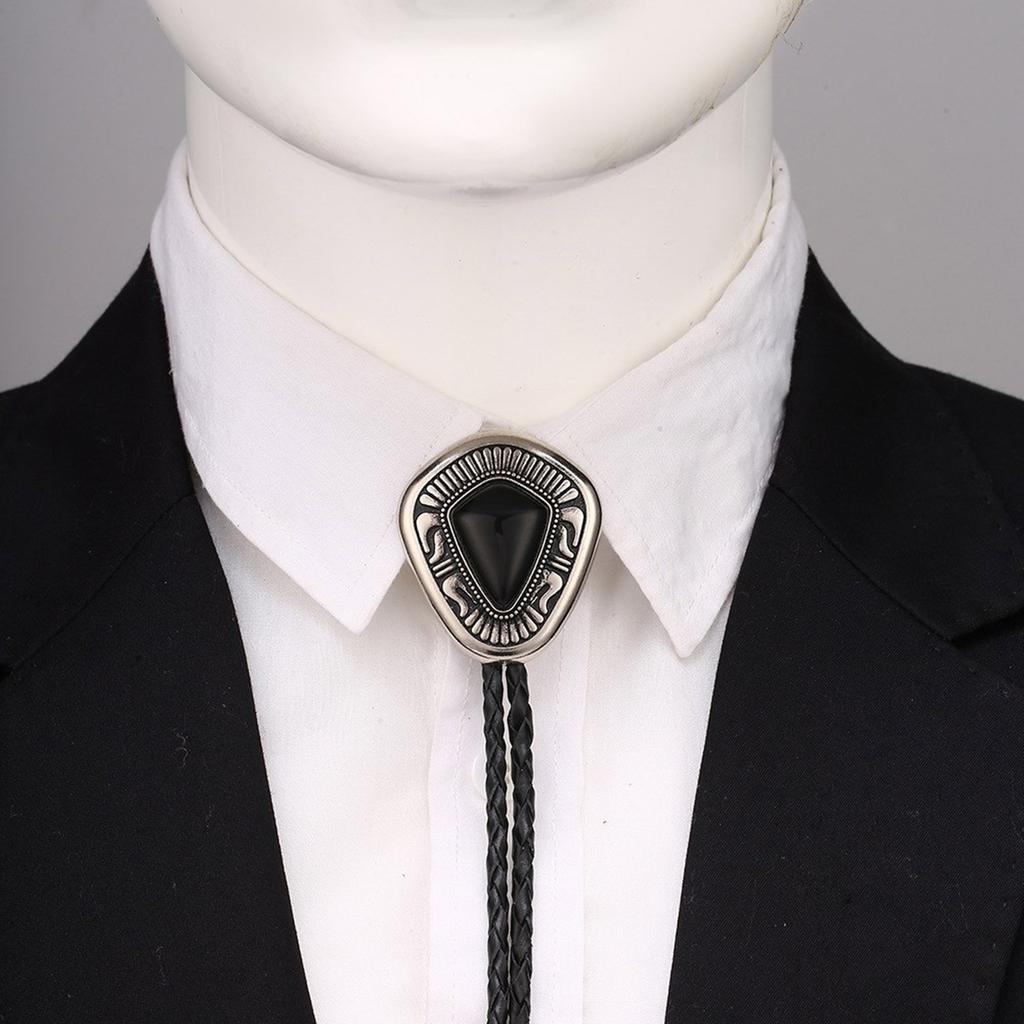 Western Cowboy Bolo Tie Totems Necktie Necklace Costume for Sweater American Bolo Tie Western Jewelry