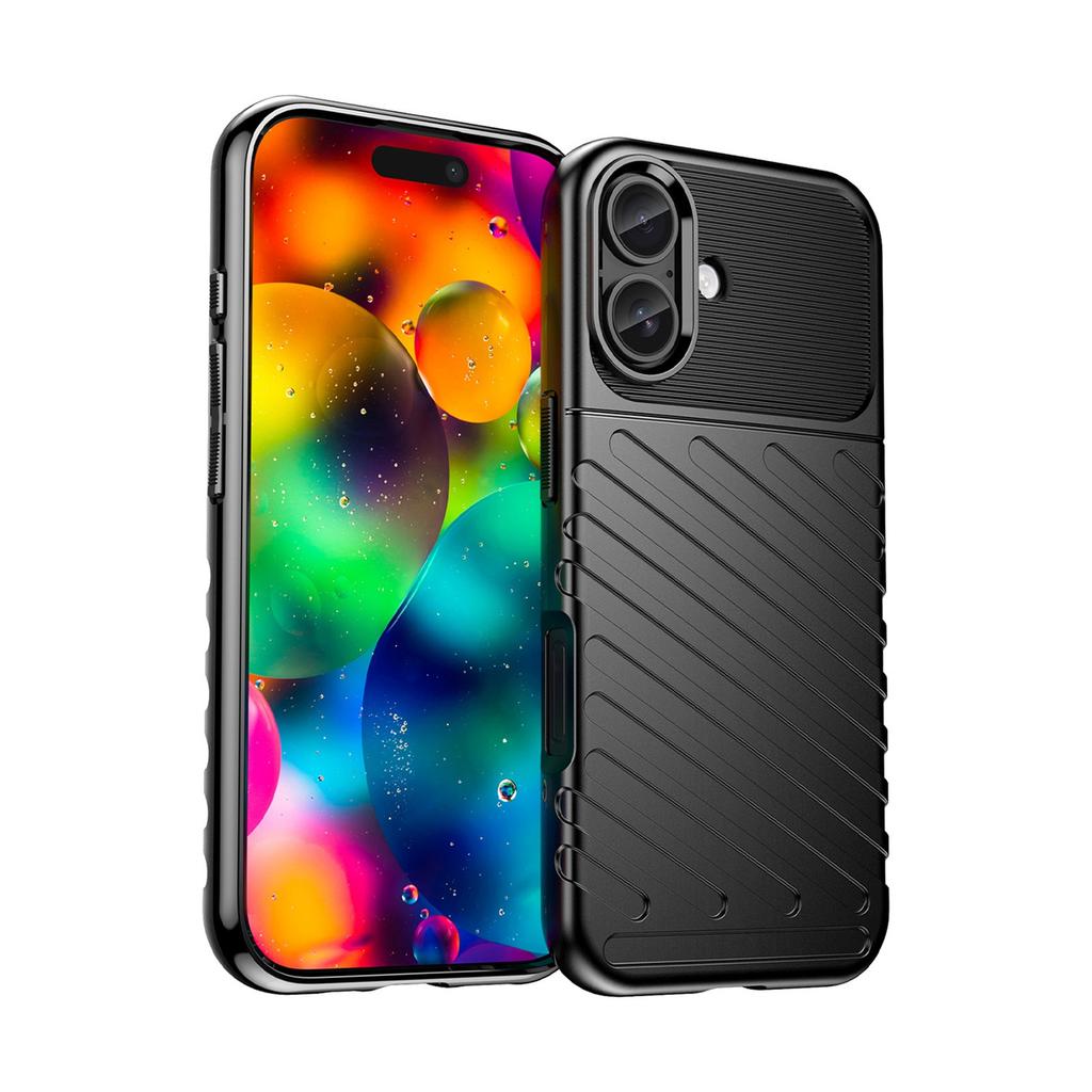 Etui pokrowiec plecki na iPhone 17 Thunder Case - czarne