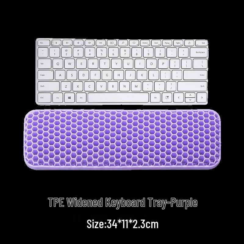 New Type Computer Keyboard & Mouse Pad with Soft, Non-Slip, Breathable Wrist Support