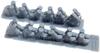 Chino Model WW2 US Overshoes Early Model Plastic Model Parts 1/35 CM-182 (People)