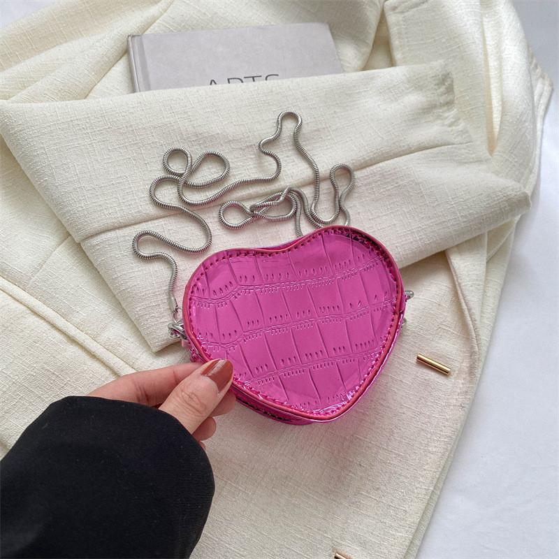 Trendy Heart-shaped Shoulder Bag For Women 2023 Stylish Summer Crossbody Bag