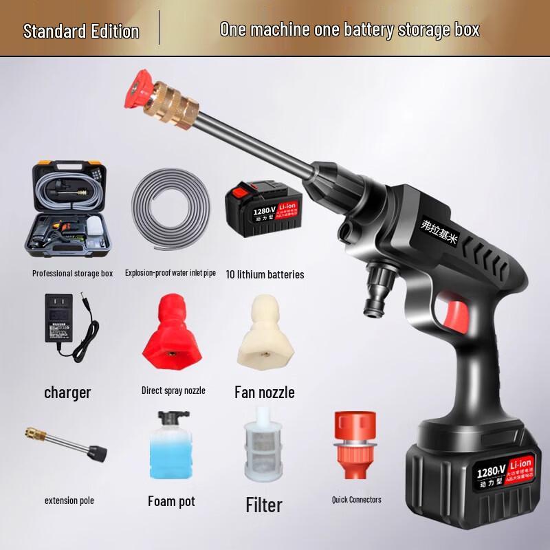 Lanmo High-Pressure Car Wash Gun CN plug (adapter included)