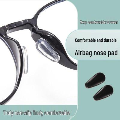 Super Soft Anti-Slip Silicone Nose Pad for Eyeglasses - Heightening and Airbag Cushion