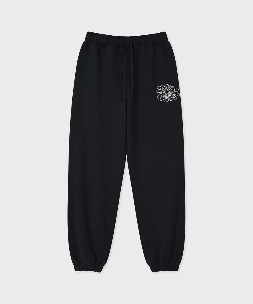 FALLETT [Fallett X Lee] Sun Flower Jogger Pants Navy