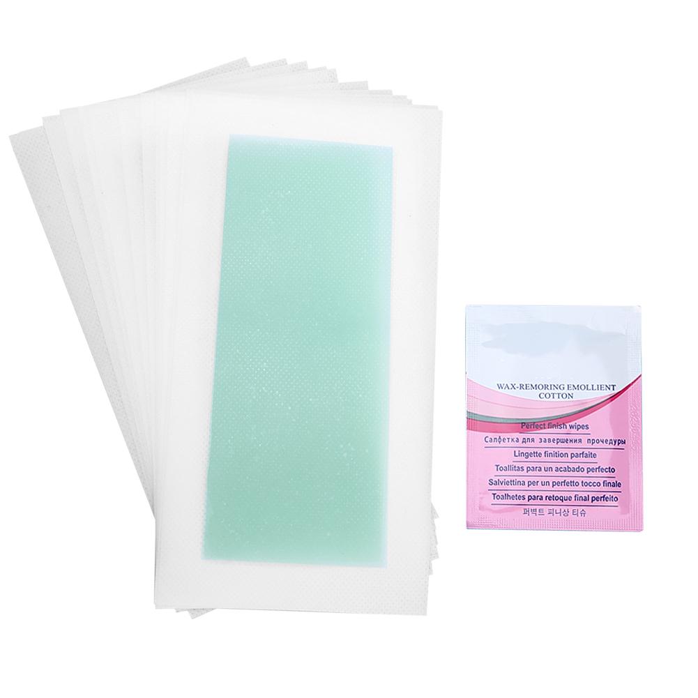 

12pcs Hair Removal Wax Strip Paper Unisex Men Women Soothing Depilatory Paper