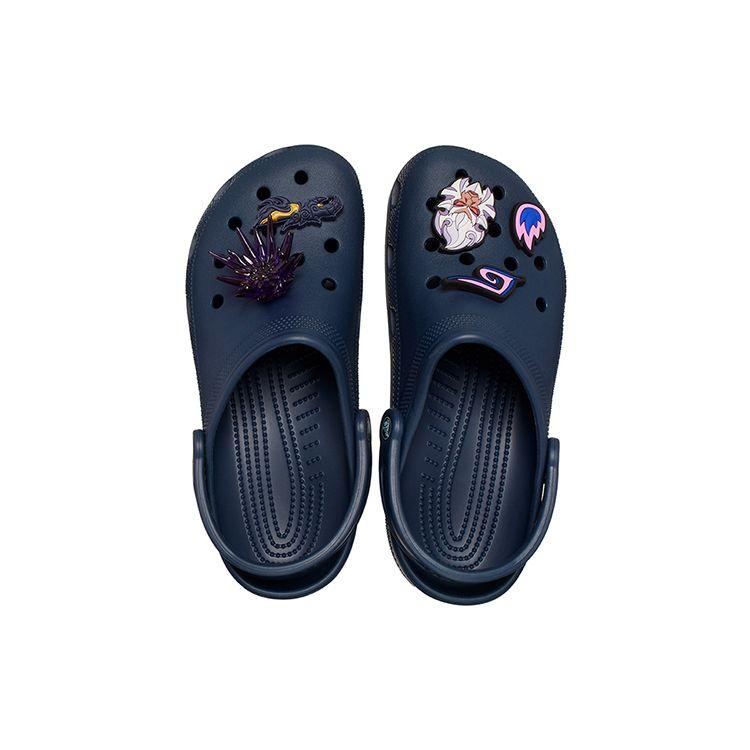Crocs Honor Of Kings X  Classic Clog EVA Collaboration Sports Clogs Unisex Footwear Deep-Blue Phantom-Fire 208177-410