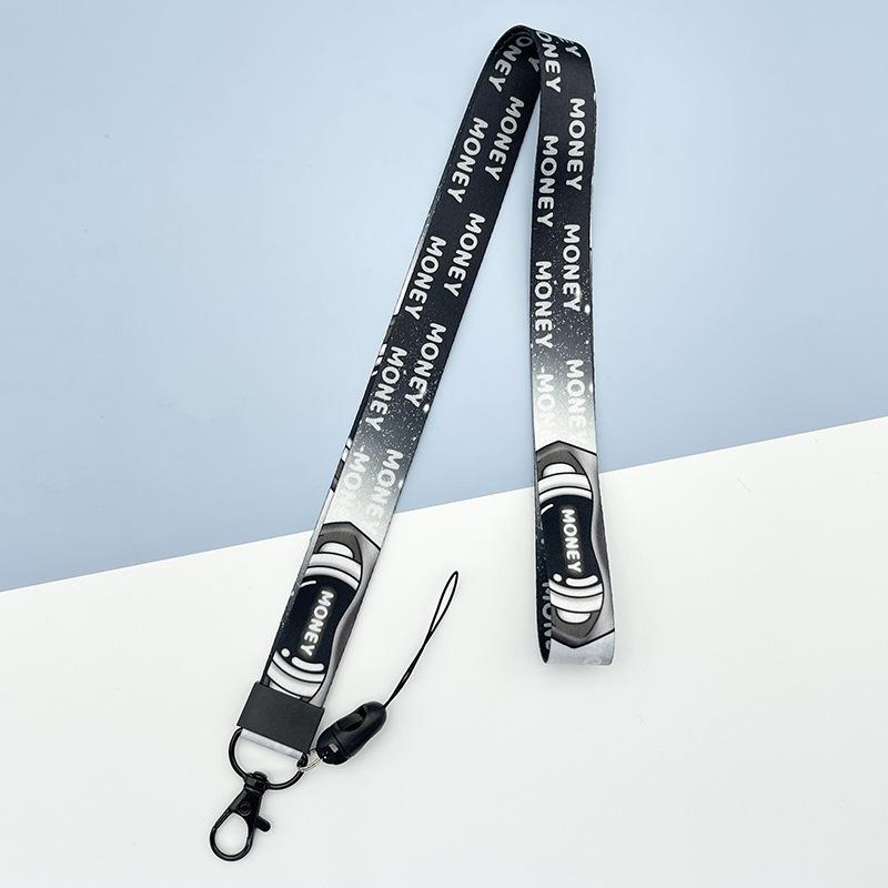 Cute Cartoon Lanyard, Creative Long Rope, Work ID Holder, Neck Strap, Keychain, Anti-lost, Durable Rope Card Accessories