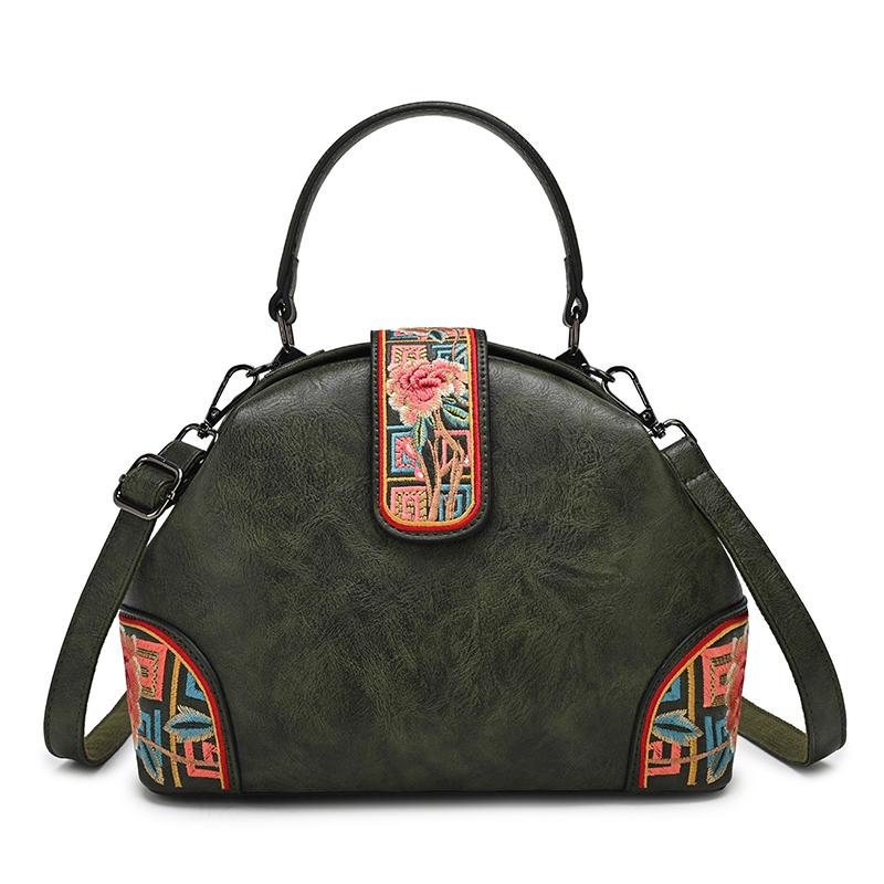 Vintage PU Leather Handbag for Women 2026 New Artisanal Splicing Women Shoulder Bag Luxury High Quality Purse Crossbody Tote Bag
