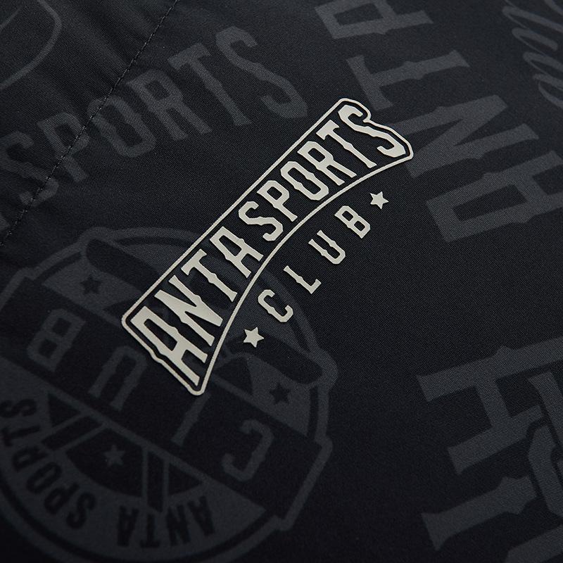 Anta Lifestyle Series Sports Retro Print Fashion Casual Warm Loose Short Down Jacket Men Jacket 152548911-2