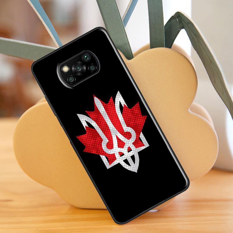 Ukraine Tryzub Flagge Fall Für Xiaomi Mi 11 Lite 9T 10T 11T Pro POCO X3 Pro X3 GT F1 F2 F3 M4 M3 Pro Fall Abdeckung