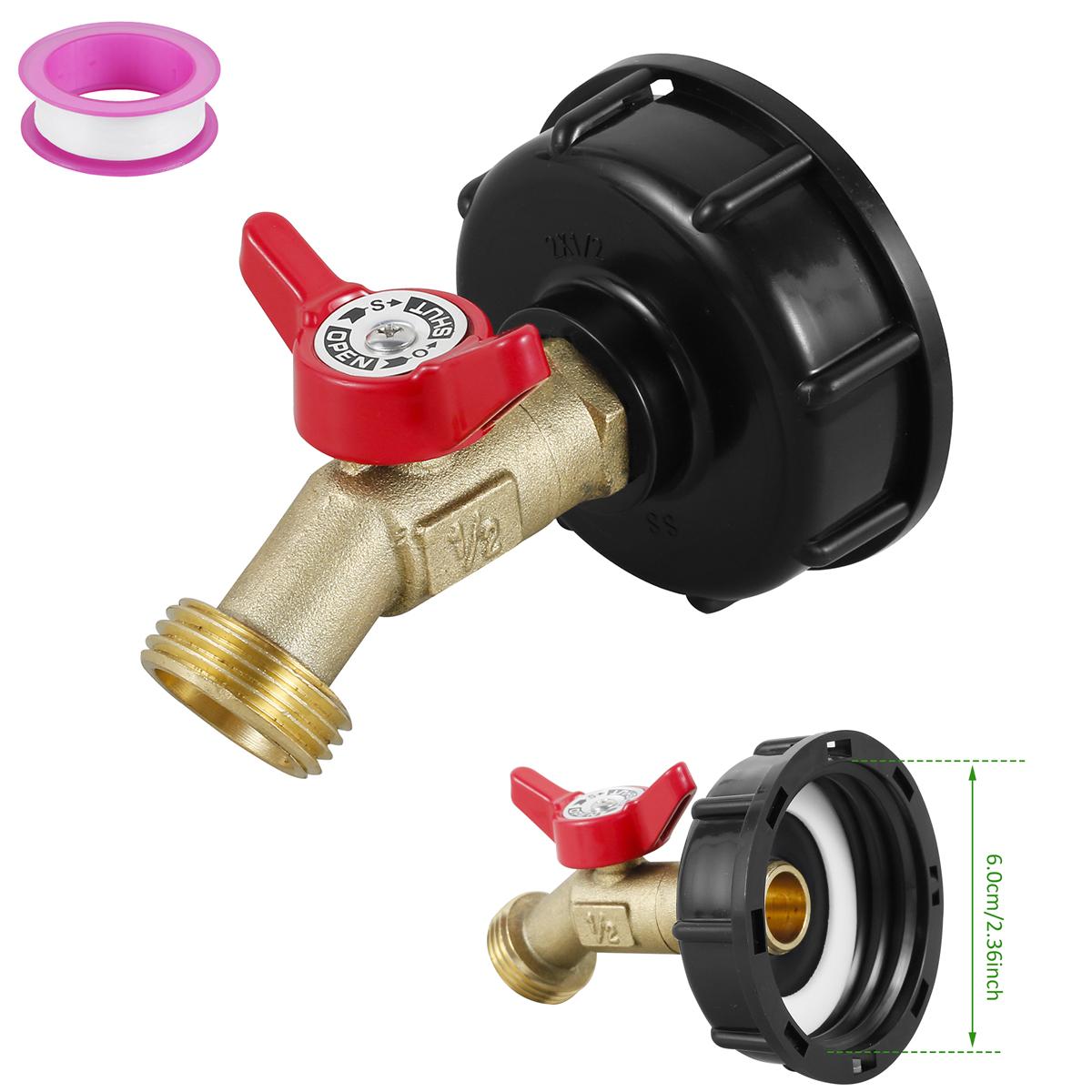 

IBC Бак Адаптер Кран Фильтр Крупная Резьба на 1/2 Соединитель Сменный Клапан Соединитель Садового Шланга Кран Безопасный Кран