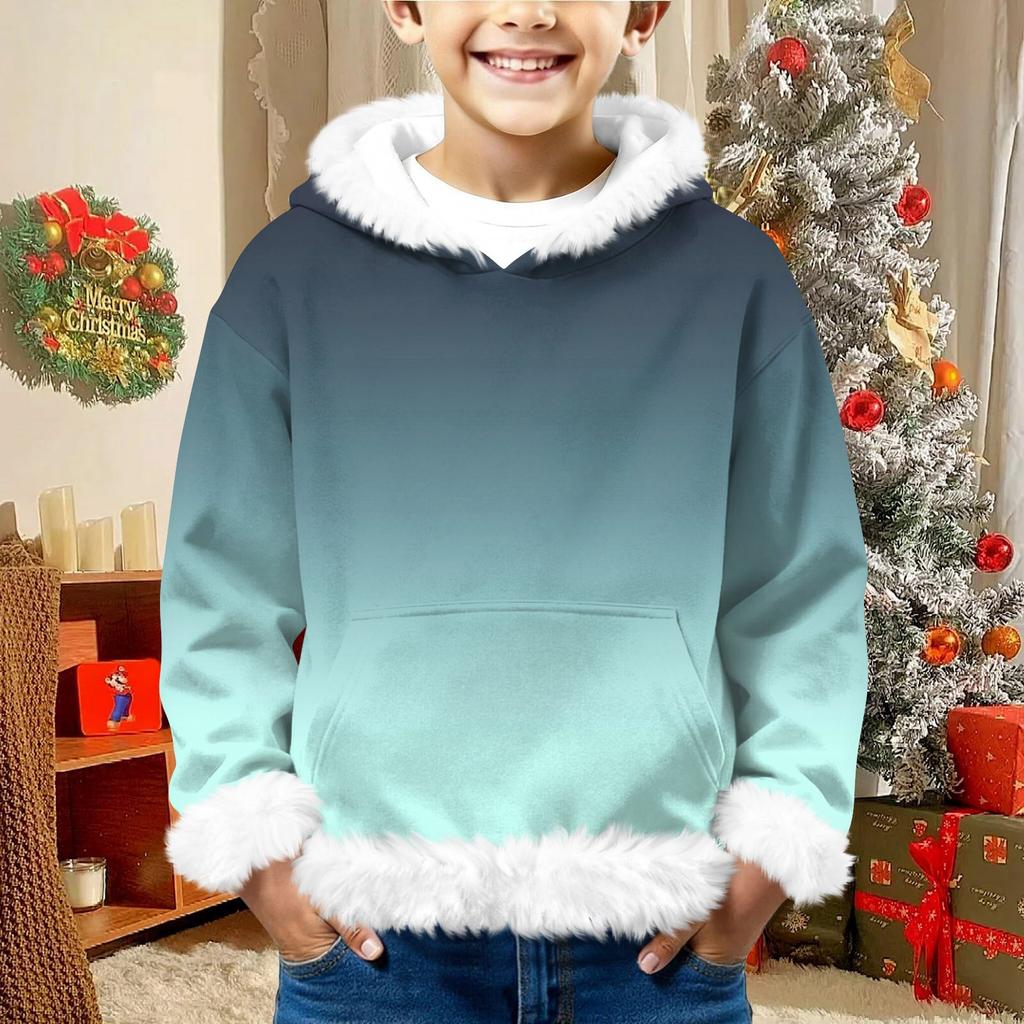 Children's Sweatshirt Girls Boys Long Sleeve Lightweight Casual Hoodie Loose Comfortable Sweatshirt