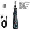 Electric Pet Nail Grinder USB Rechargeable Pets Nail Trimmer with 3 Speeds Silent Paws Grooming Tool for Small Large Cats Dogs