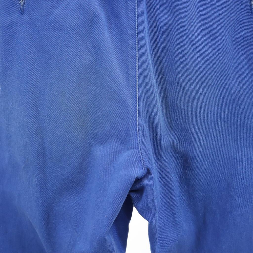 Polo by Ralph Lauren 80s Vintage 42 Talon Made In USA Tack Pants W29 Blue Men's Used