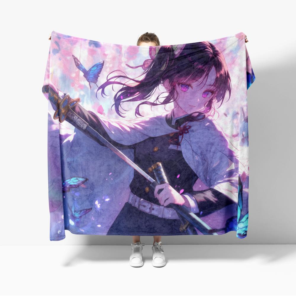 

Japan Anime Flannel Blanket for Sofa Decoration Film Comic Throw Blankets For Bed for Dormitory bedroom 75x90cm