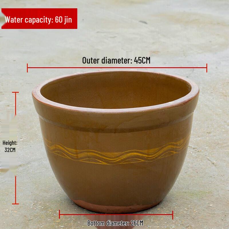 Traditional Ceramic Fermentation Jar