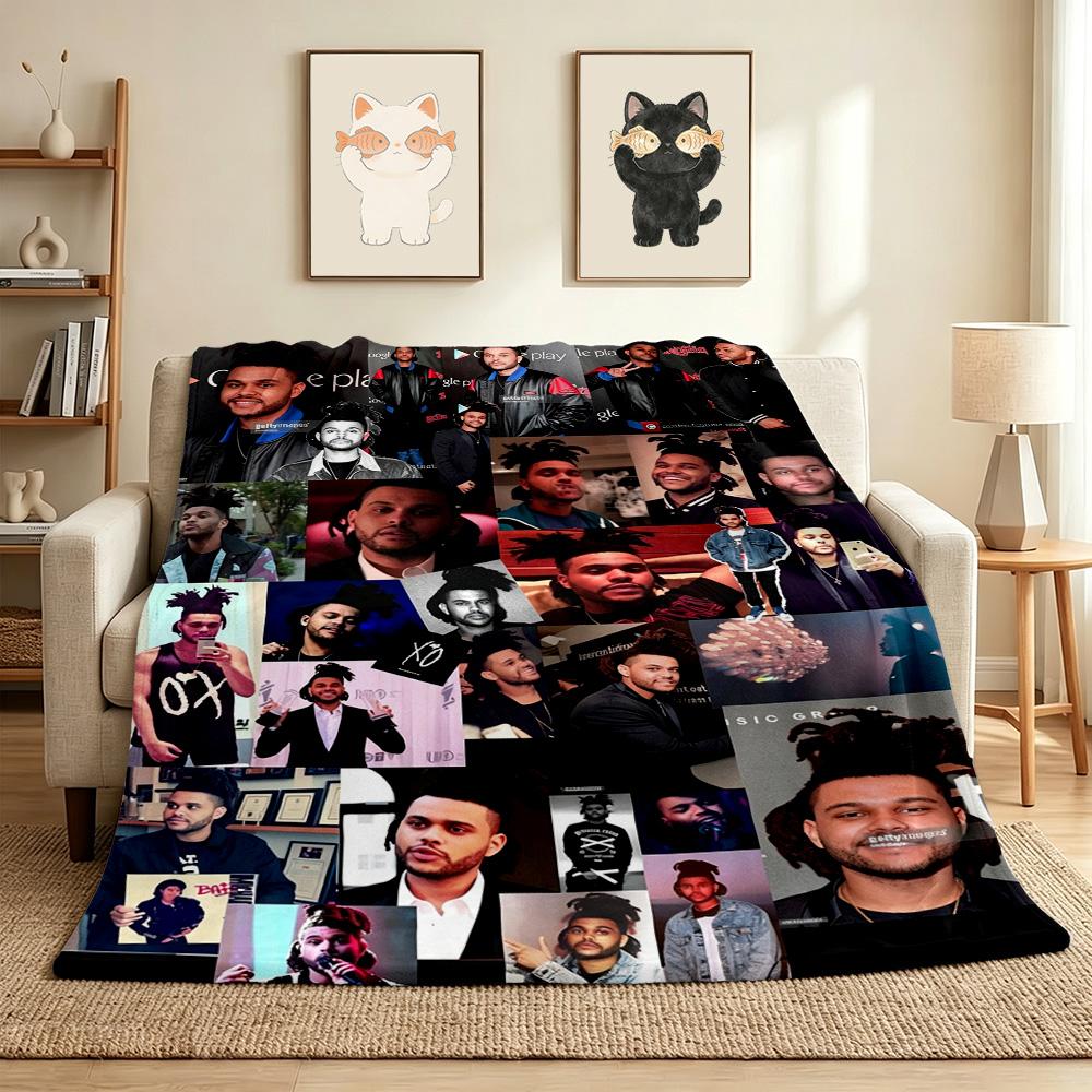 Musician Collage Flannel Blanket Throw Blanket Soft Warm Sofa Bed Camping home Decor Unique Christmas Gift C9261714