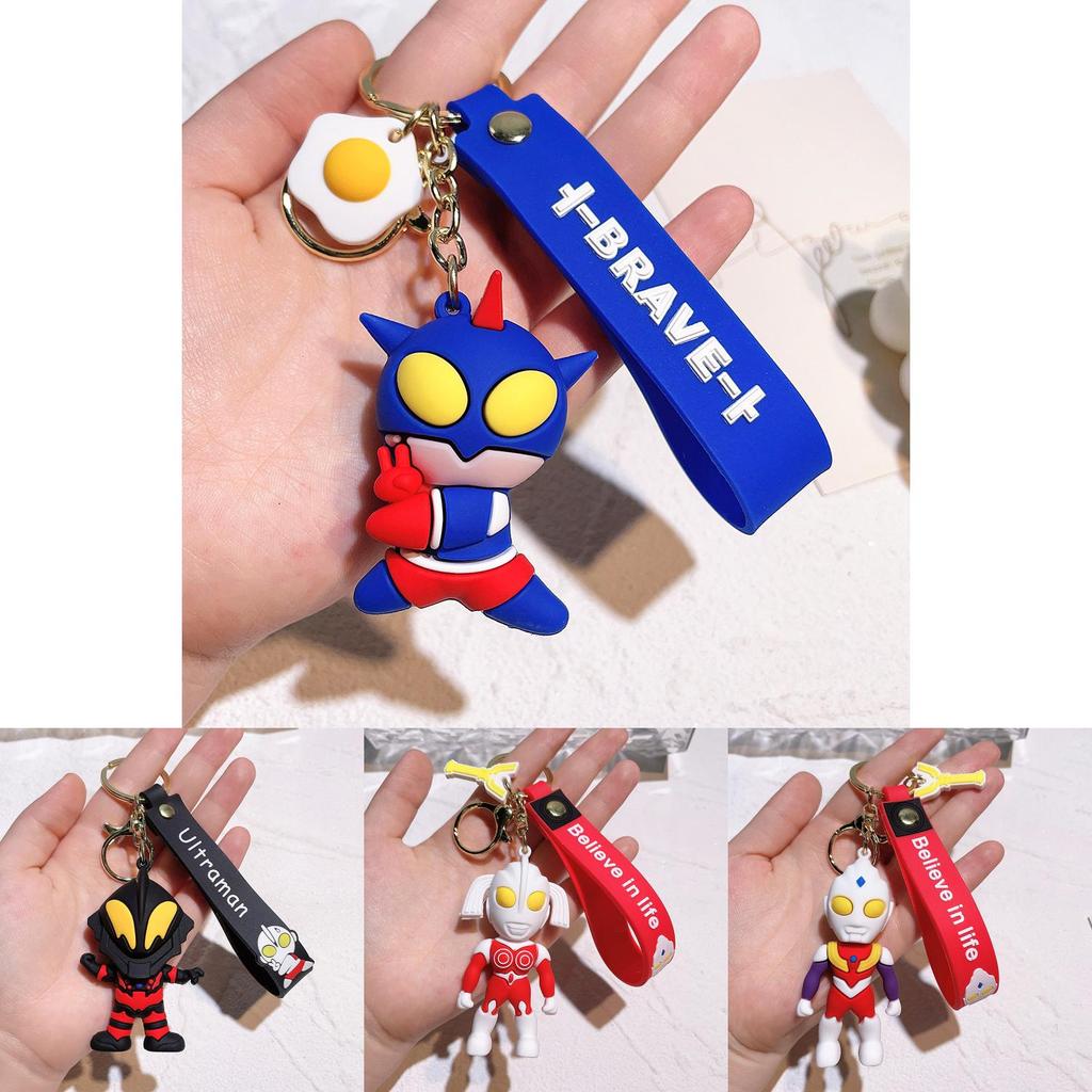 Cute Anime Keychain Gifts Silicone Material Perfect For Birthdays And Parties