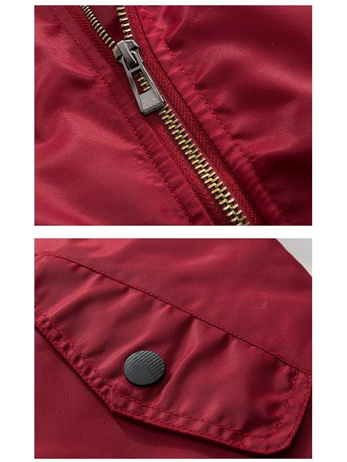 Men's Cross-Border Stand-up Collar Cotton MA01 Pilot Baseball Jacket, Plus Size, Autumn/Winter Casual Coat