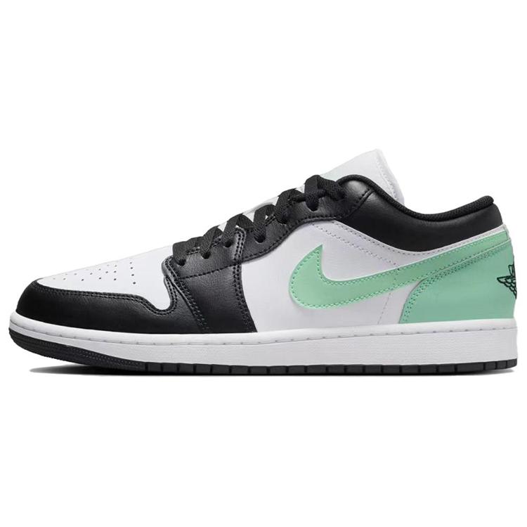 Jordan Air Jordan 1 Vintage Basketball Shoes Men's Low top Green/White 553558-131(Team56-hello)