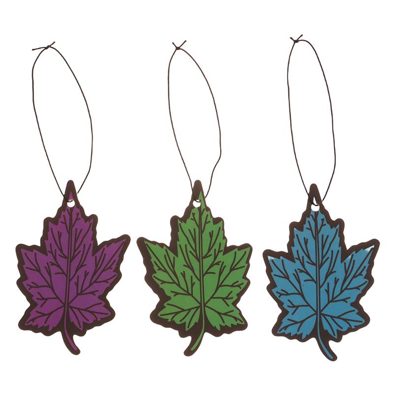 1Pcs Car Air Freshener Natural Scented Tea Paper Cone Hanging Ocean Lemon Perfume Fragrance Leaf Shape Car Accessories