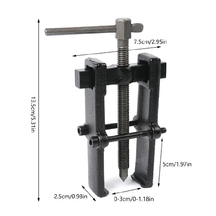 2-Jaw Car Inner Bearing Pullers Tool Highhardness Carbon Steel Gear Pullers