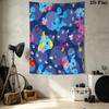 Blue'S Clues Wall Tapestry Aesthetic Wall Hanging Printed Fabric Blanket Decorative Tapestries For Bedroom Living Room Home Decor