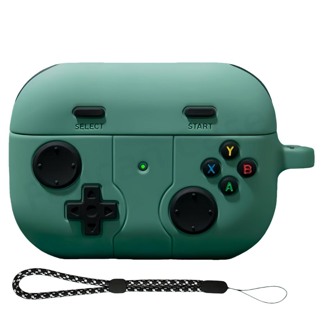 2026 Earphone Case for AirPods Pro 3/4 Retro Handheld Game Console Design Soft Silicone Protector Case Cover For Apple Airpods 4