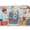Little Tikes - Mon 1er frigo - Jeu d'imitation - Distributeur de glaçons réaliste - Lumières et bruits réalistes - Nourritures et bo