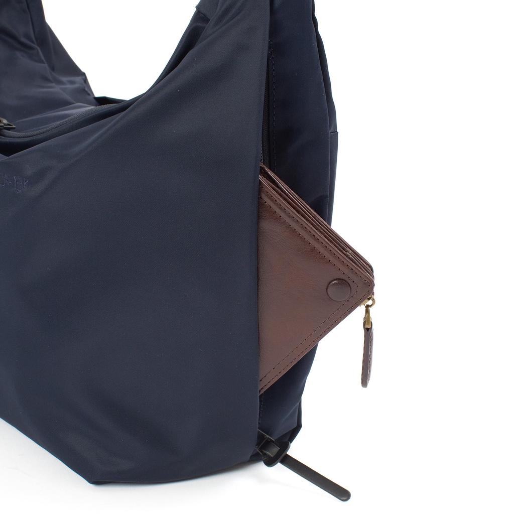 DSBK Register Sling-Small, 8L Water-Repellent High-Density Nylon Twill Shoulder Bag, JXF-3433 (Navy)