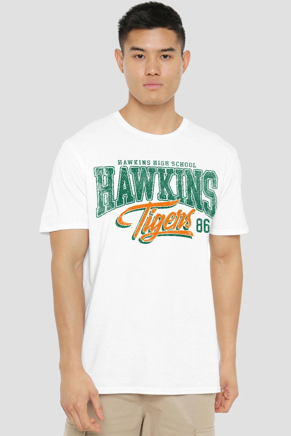 STRANGER THINGS HAWKINS TIGERS 86 - Mens T-Shirt S-2XL 4XL