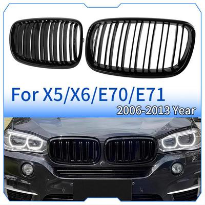 High Quality Front Grilles For BMW X5/X6 E70 E71 2006-2013 Gloss Matte Black Kidney Grill Replacement Front Bumper Grilles