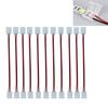 10 st/set Kabel 2-stifts LED Strip Connector 3528/5050 Single Color Adapter