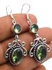 Peridot Gemstone Ethnic Handmade Drop Dengle Earring Jewelry ER 158